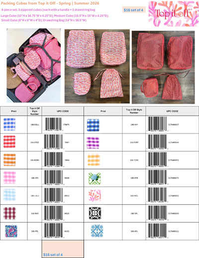 top it off packing cubes